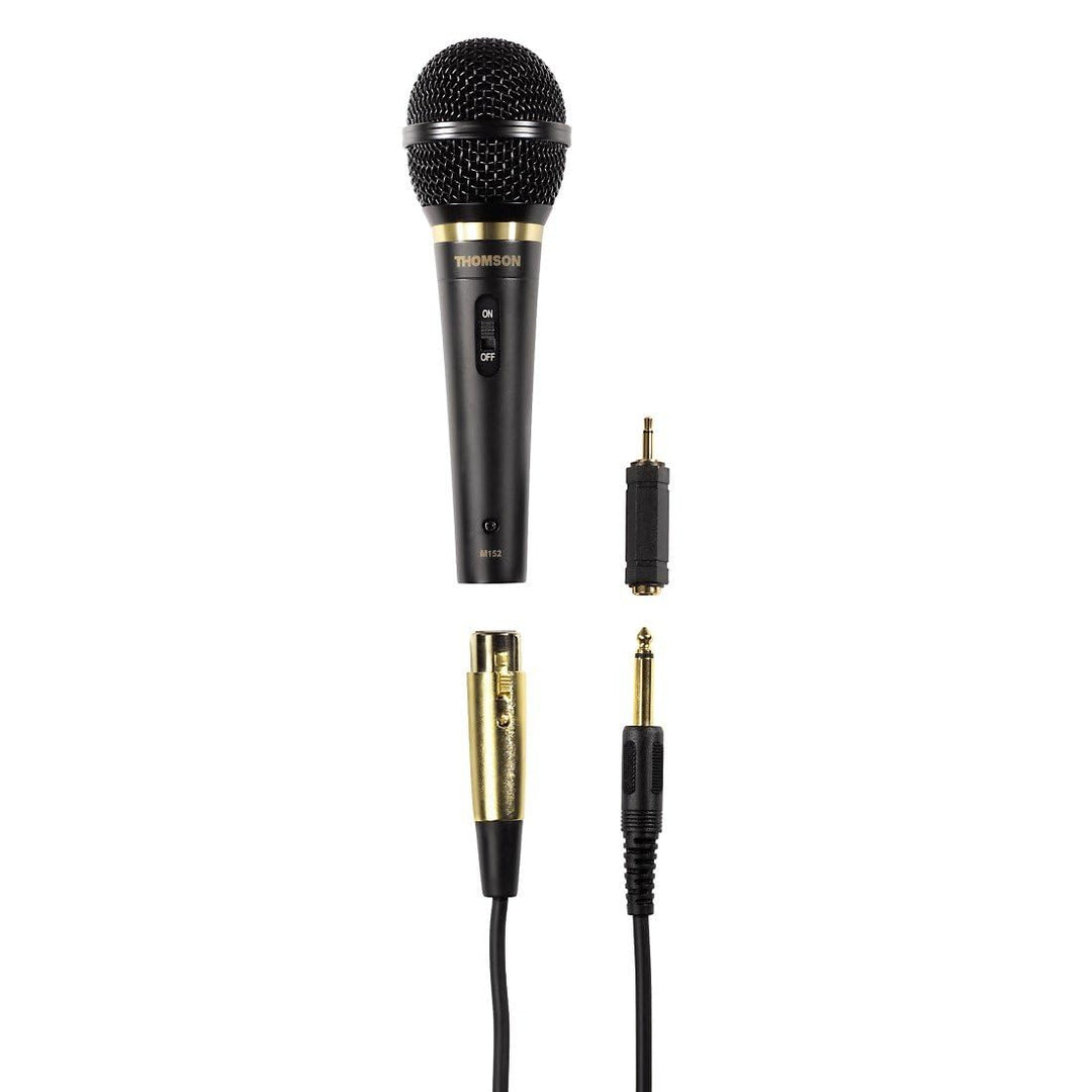 Thomson M152 Dynamisches Mikrofon (XLR-Stecker, Stossdämpfung, Metall)