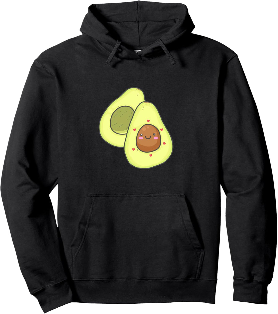 Lustige süsse Avocado Veganer Vegetarier Pullover Hoodie