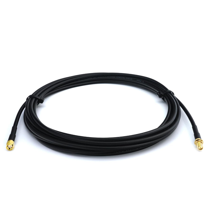 RANGEFUL 7m RP-SMA Stecker auf RP-SMA Buchse RG58 Koaxialkabel — 7 Meter Verlustarmes Antennenkabel