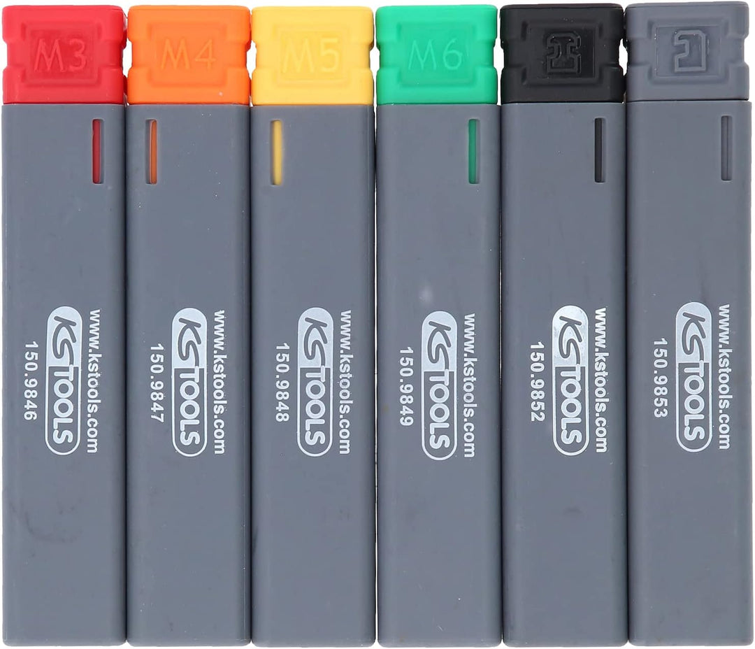 KS Tools 150.9820 3 in 1 Handnietzangen-Satz, drehbar, 12-tlg.