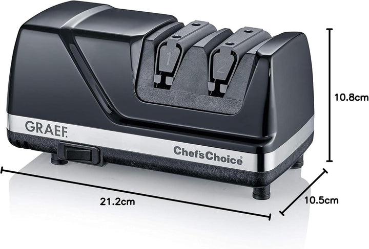 GRAEF Messerschärfer CX110 15° Schleifwinkel, schwarz