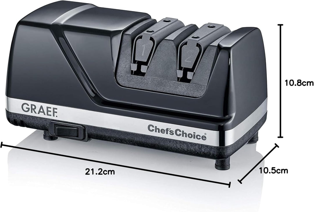 GRAEF Messerschärfer CX110 15° Schleifwinkel, schwarz