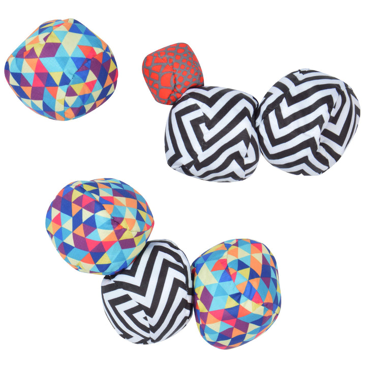 Ocean 5 Extrem Boule - Soft-Boule Set, Street-Boccia, Cross Country Petanque mit Tasche Immer überal