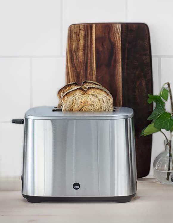Wilfa CLASSIC Toaster - aus Edelstahl, verstellbare Hitzeeinstellungen mit Auftau-, Wiederaufheiz- u