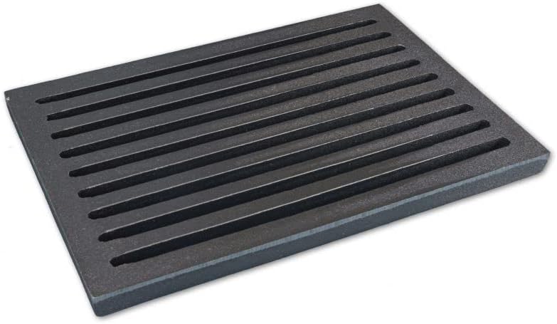 Grillrostprofi Ascherost - Feuerrost - Kohlerost - Kaminrost in Premium-Qualität, Gusseisen, 18 x 26