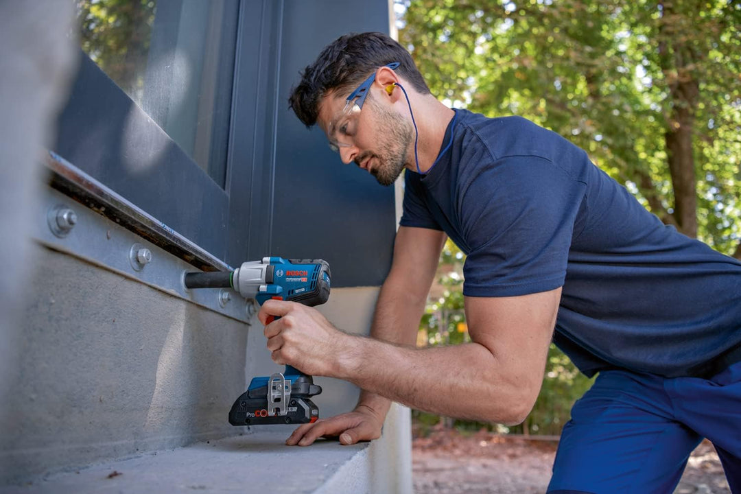 Bosch Professional Akku-Drehschlagschrauber GDS 18V-450 HC (Anziehmoment 450 Nm, Losbrechmoment 800