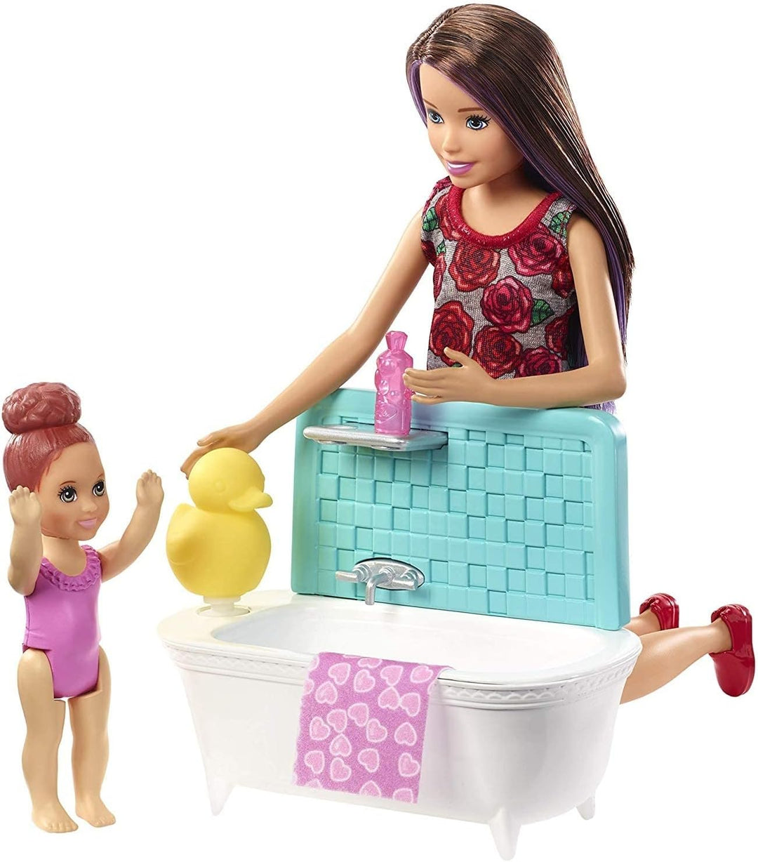 Barbie Ankleide- & Modepuppen FXH05 , Mehrfarbig, 0 Rosa Rose, Rosa Rose