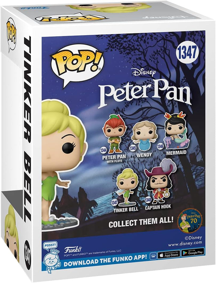 Funko Pop! Disney: Peter Pan 70th - Tinker Bell - Tink On Mirror - Vinyl-Sammelfigur - Geschenkidee