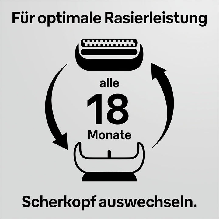 Braun Series 5 Scherkopf, Elektrorasierer, Ersatzscherteil kompatibel mit Rasierer Herren Series 5 u