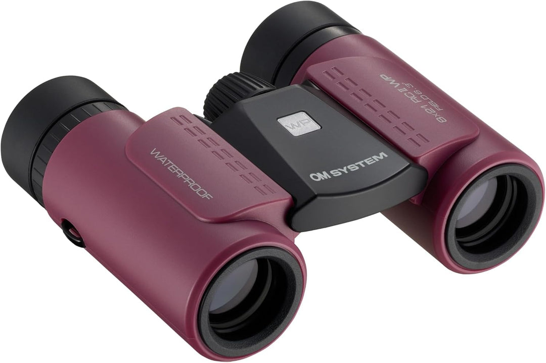 OM SYSTEM 8x21 RC II WP Fernglas Magenta – Kompakt, wasserdicht, mehrfach beschichtet, ultraleichtes