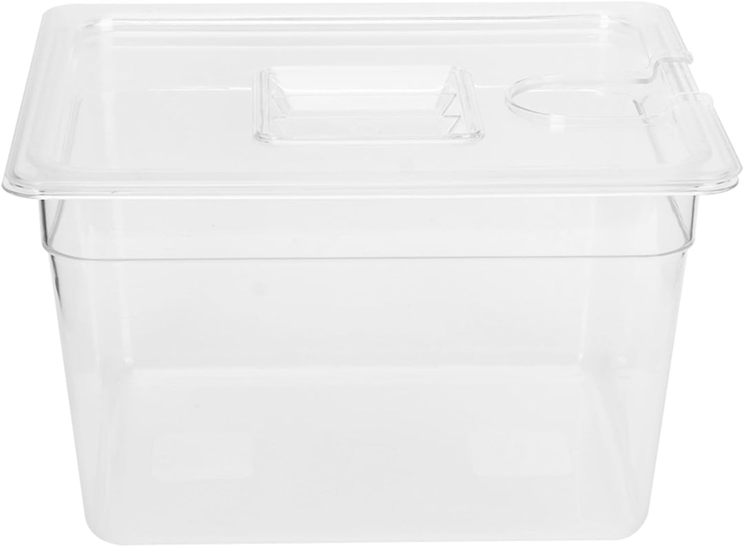 Sous-Vide-Behälter, Zusammenklappbar, Aufklappbar, 11 L, Präzisionskocher mit Deckel