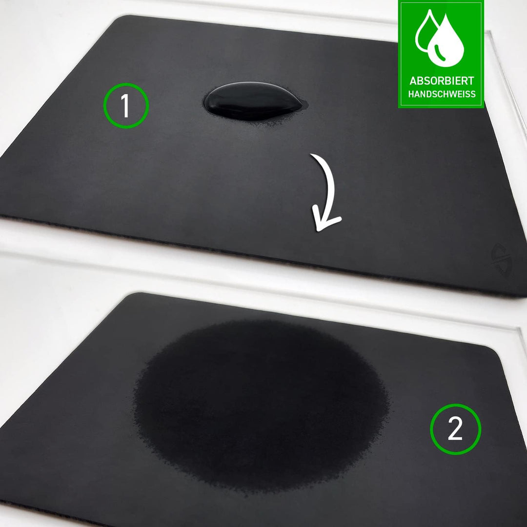 SensoryBoost DIY Grip Tape 4 x Pads - Rutschfeste, Schweissabsorbierende Aufkleber (95×70 mm), Ultra