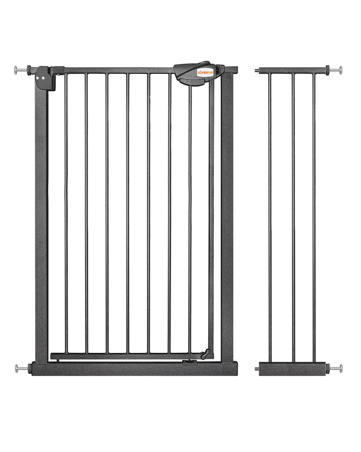 UBRAVOO Babygitter für Türen und Treppen, Höhe 100 cm, Sicherheits-Haustiergitter, Spannungstyp, aut