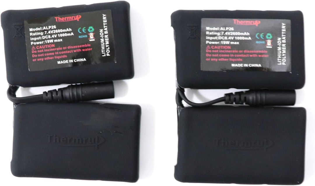 2X Ersatzakku für Thermrup beheizbare Handschuhe