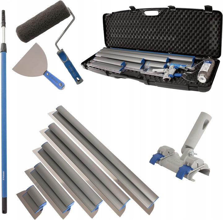 Kubala Master Flächenspachtel Profi-Flex mit Werkzeugkoffer 10-tlg.