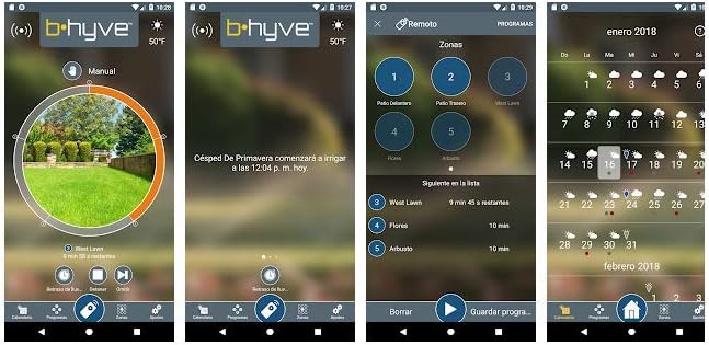 Orbit B-hyve 94990 Smart-Schlauchhahn-Timer mit Wi-Fi-Hub Single
