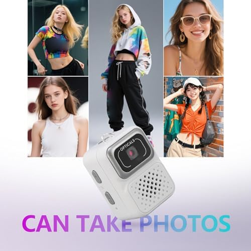 VBESTLIFE Tiny Keychain -Kamera, 1080p HD -Video 2MP Foto Tragbare Digitalkamera mit 0,96 Zoll Farbb