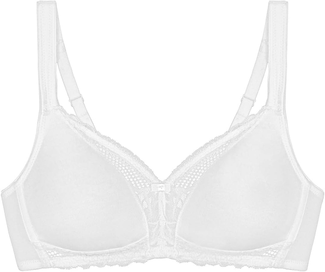 Triumph Damen Modern Lace+Cotton N BH 100D Weiss, 100D Weiss