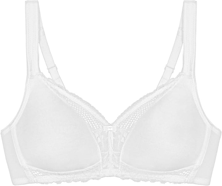 Triumph Damen Modern Lace+Cotton N BH 100D Weiss, 100D Weiss