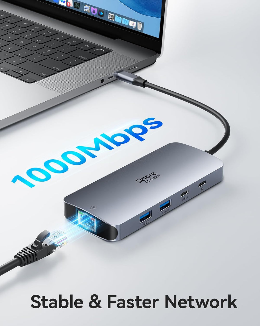 USB C Docking Station Dual Monitor, 8 in 1 Laptop Docking Station Triple 4K Display DockingStation m