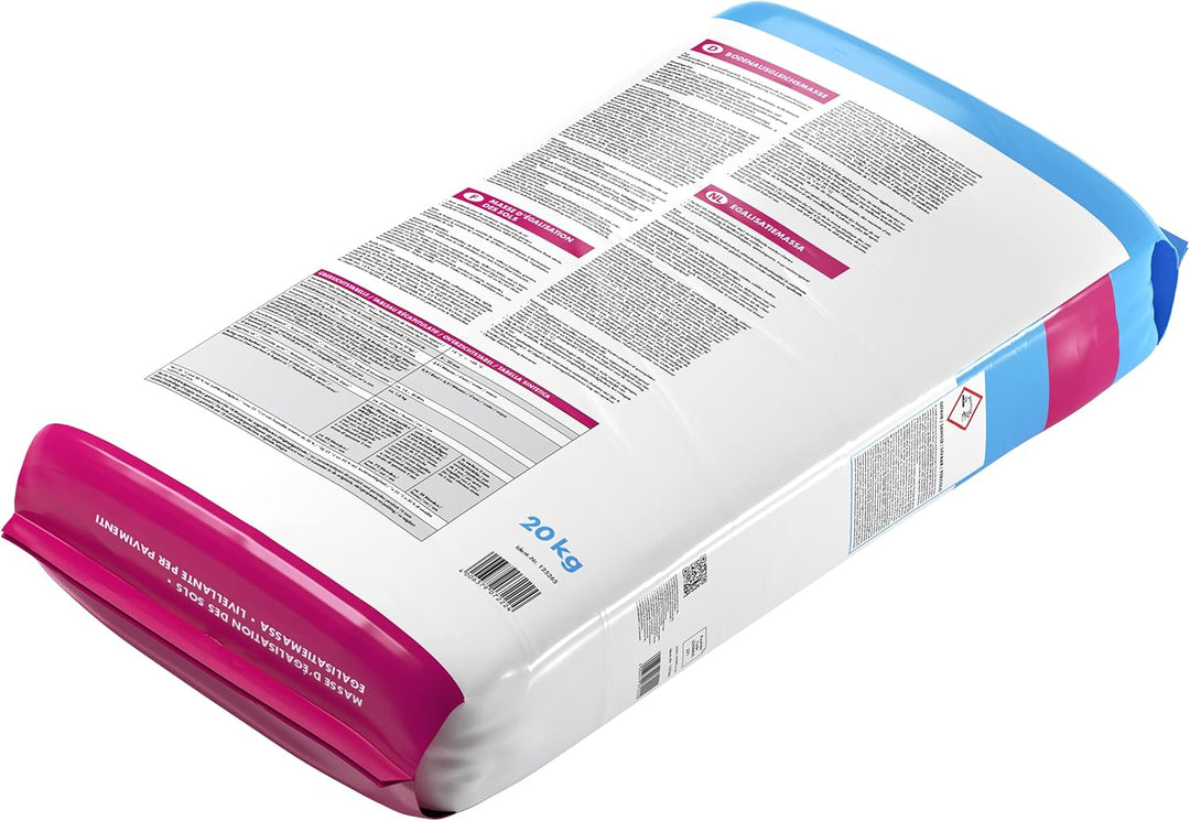 Knauf 125265 20 kg Bodenausgleichsmasse, Fliess-Spachtel, Nivellier-Masse – Estrich für Boden, innen