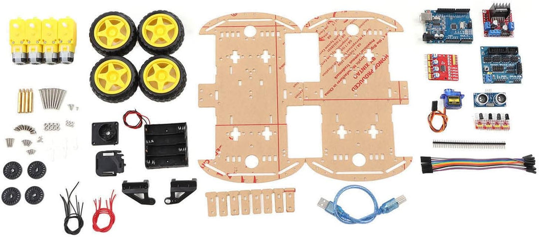Smart Car Chassis Kit, Smart Robot Car Chassis Kit Tracking Motor Robot Smart Car Plattform für Kind