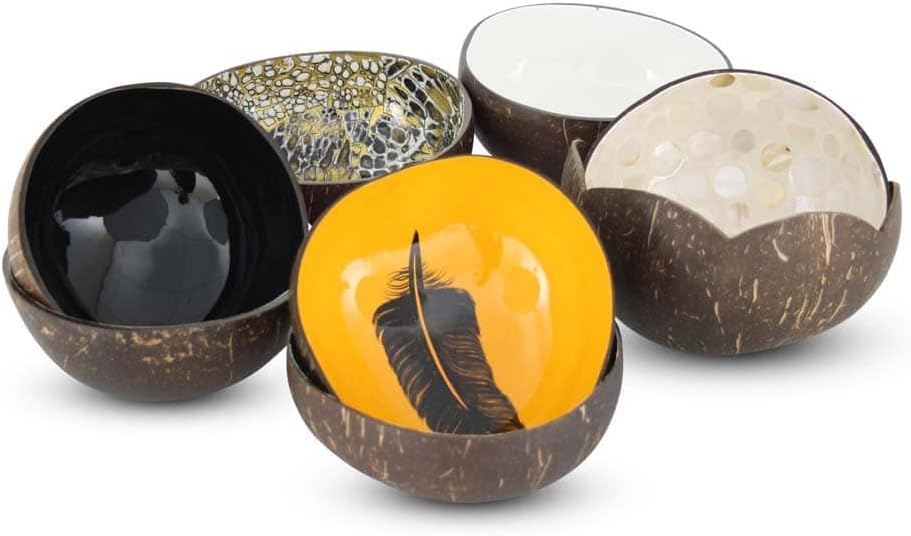 Coconut Bowl Mozaik Ø 13 x 7cm