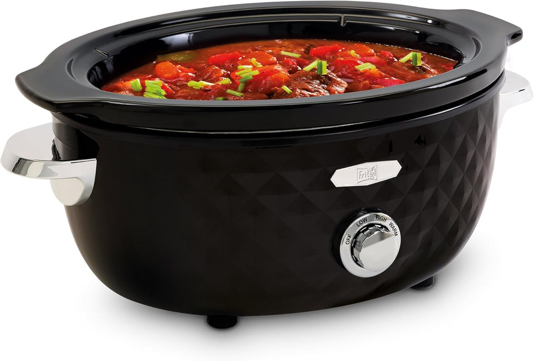 FRITEL Slow Cooker SC 2290 - Elektrischer Schmortopf/Crock Pot - 5,5 l - 210 W - 4 bis 8 Pers. - Ker