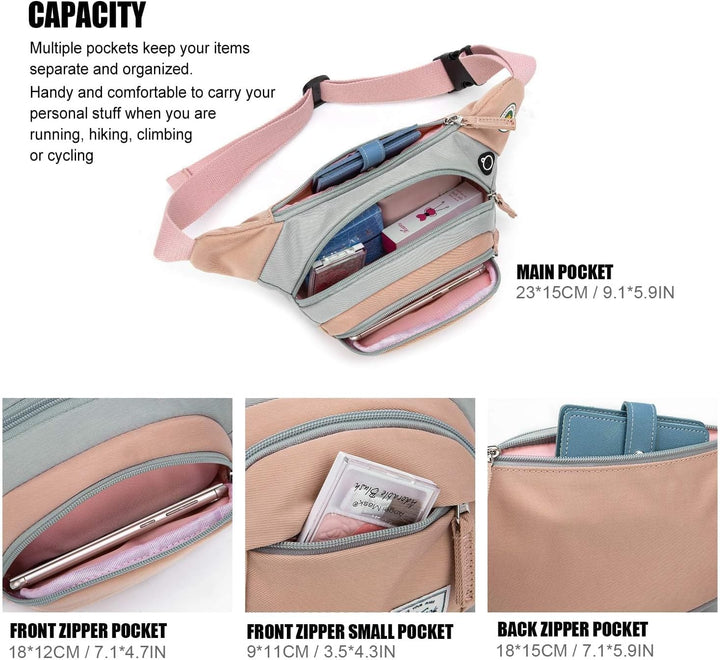 Wind Took Bauchtasche Gürteltasche Brusttasche Stylisch gross Hüfttasche Sport Handytasche mit Kopfh