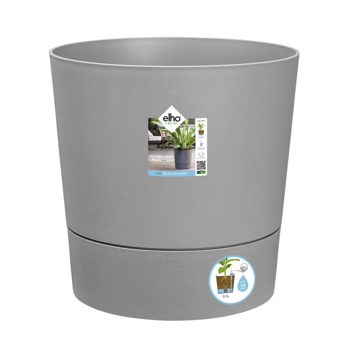 elho Greensense Aqua Care Rund 43 mit Integrierte Wasserspeicher - Blumentopf für Innen &amp; Aussen - 1