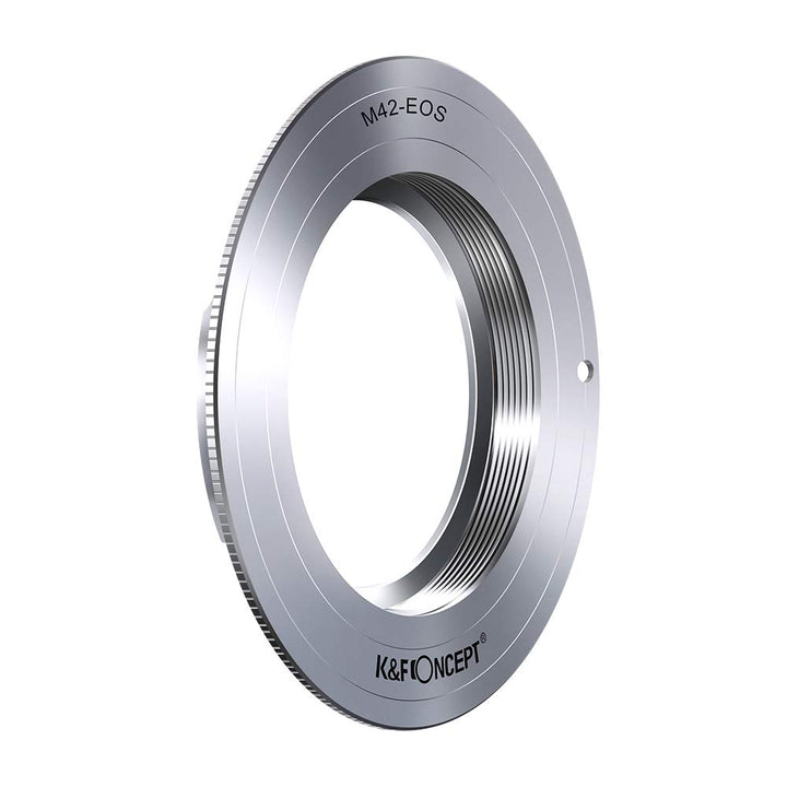 K&F Concept M42-Canon EOS Objektiv Mount Adapter Ring für M42 Objektiv auf Canon EOS DSLR Kamera Obj