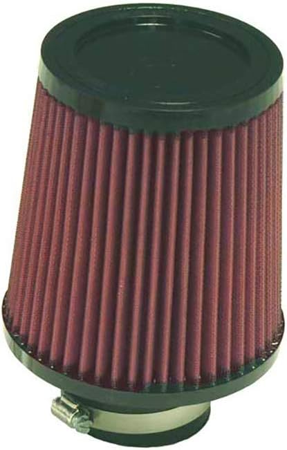 K&N RU-4950 KFZ und Motorrad Gummi Universalluftfilter Rot