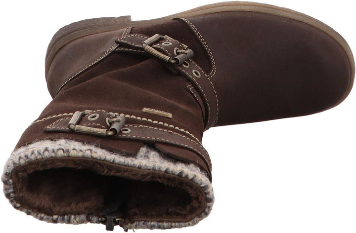 Däumling Marco RV - Alia Mädchen Langschaft Stiefel 28 EU Braun Denver Espresso, 28 EU Braun Denver