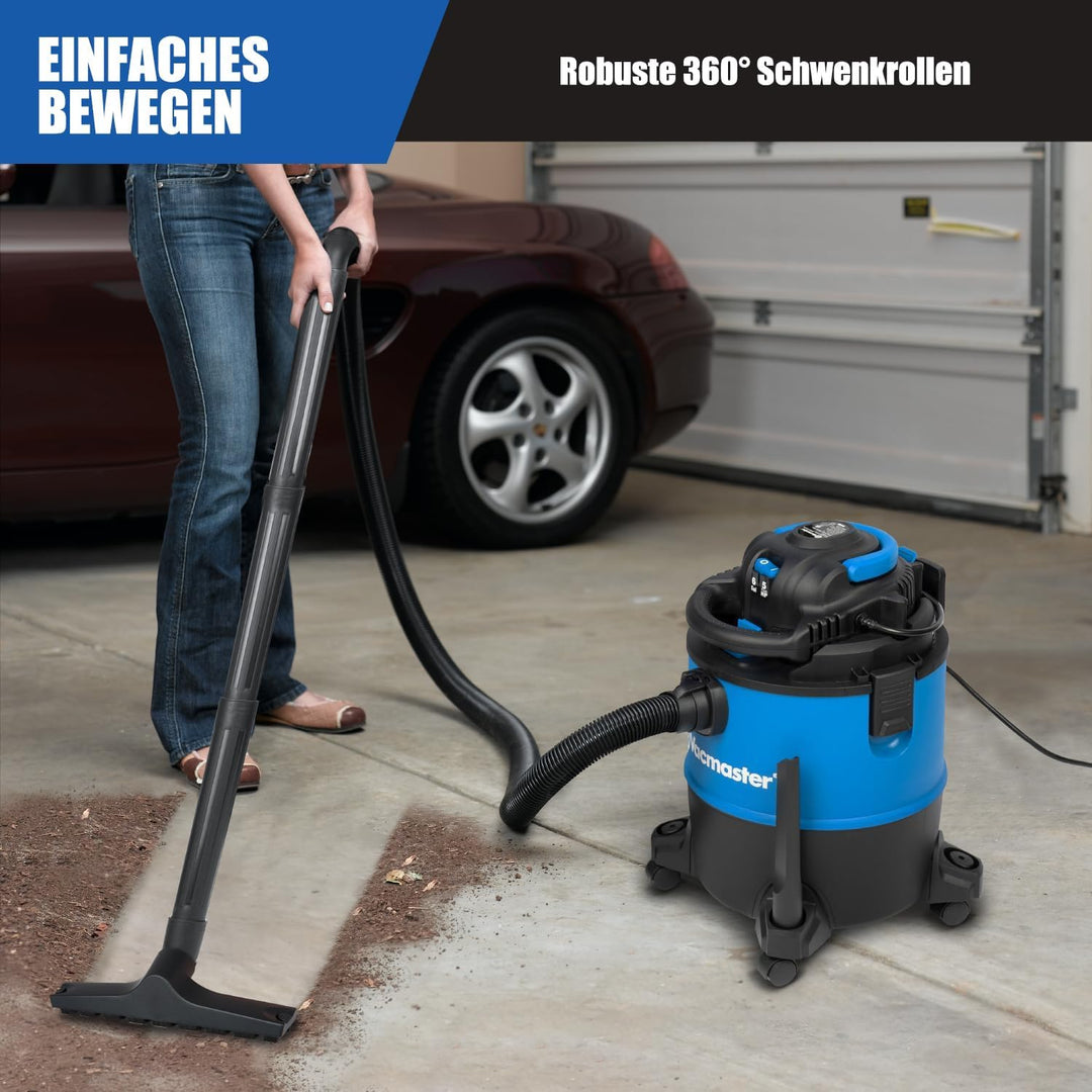 Vacmaster VBVB1223PF 1200W 23L Nass Trockensauger Mit Beutel,Mehrzwecksauger Abnehmbarem,Blasfunktio