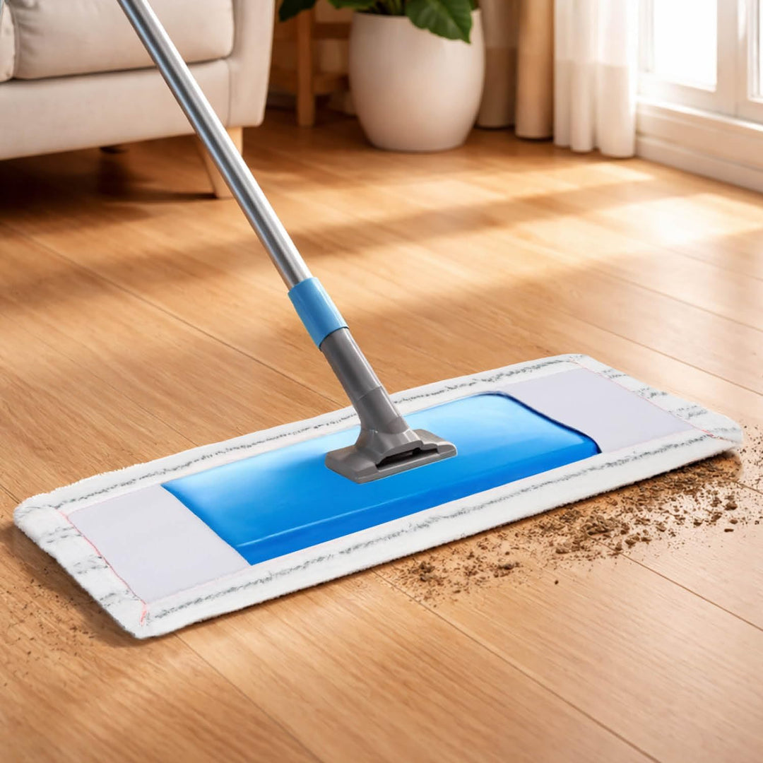 COM-FOUR® 4X Mikrofaser Ersatzbezug - Wischbezug für 42 cm Bodenwischer - Wischmopp-Bezug für alle B