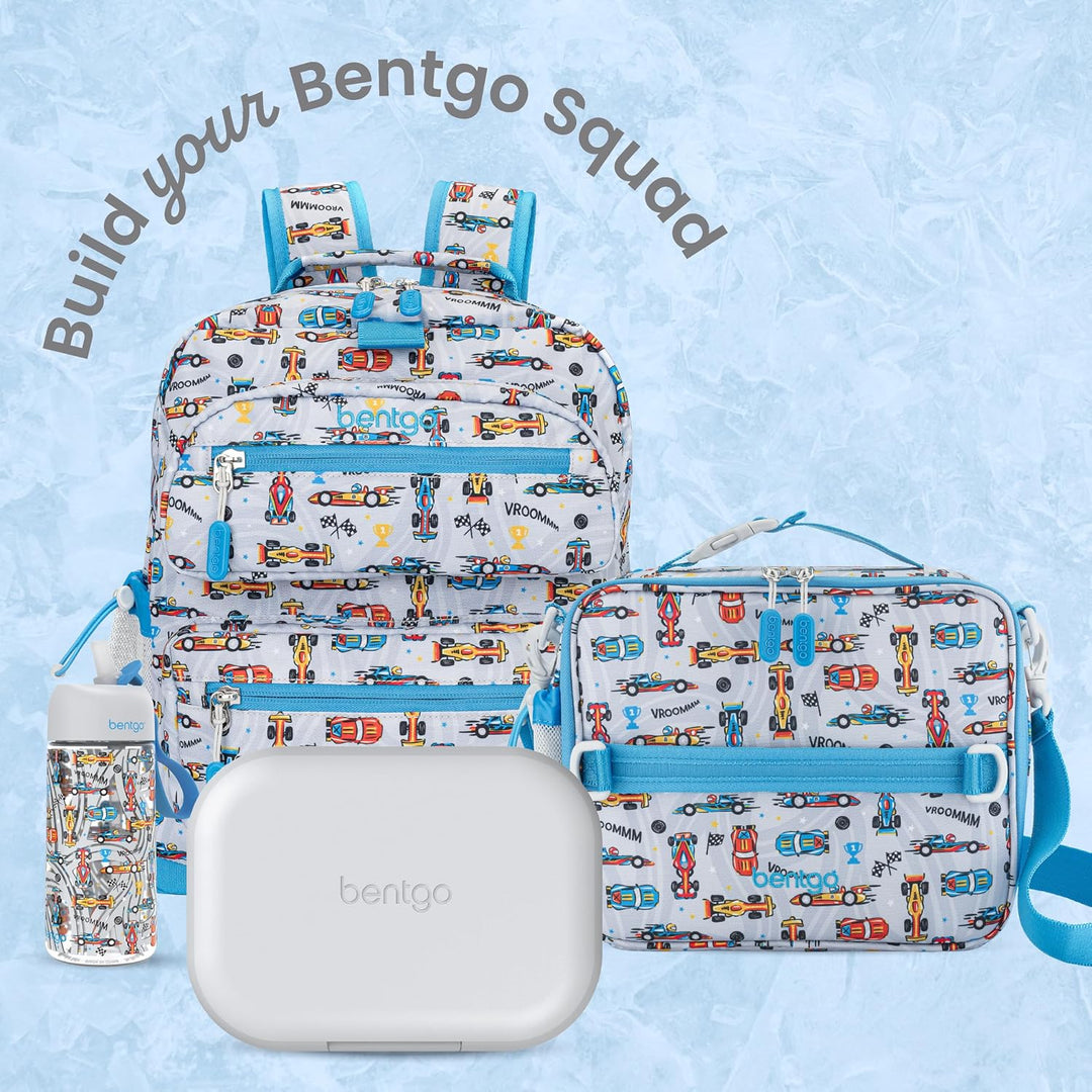 Bentgo® Kids Chill Lunchbox – auslaufsichere Bento Box mit abnehmbarem Eisbeutel & 4 Fächern für Mah
