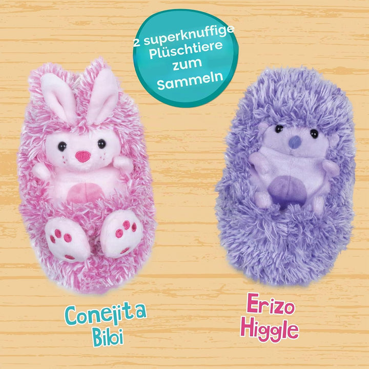 Curlimals - Bibi-Hase, interaktives Haustier, Rosa mit Bewegung und + 45 Geräuschen, rollt und verst