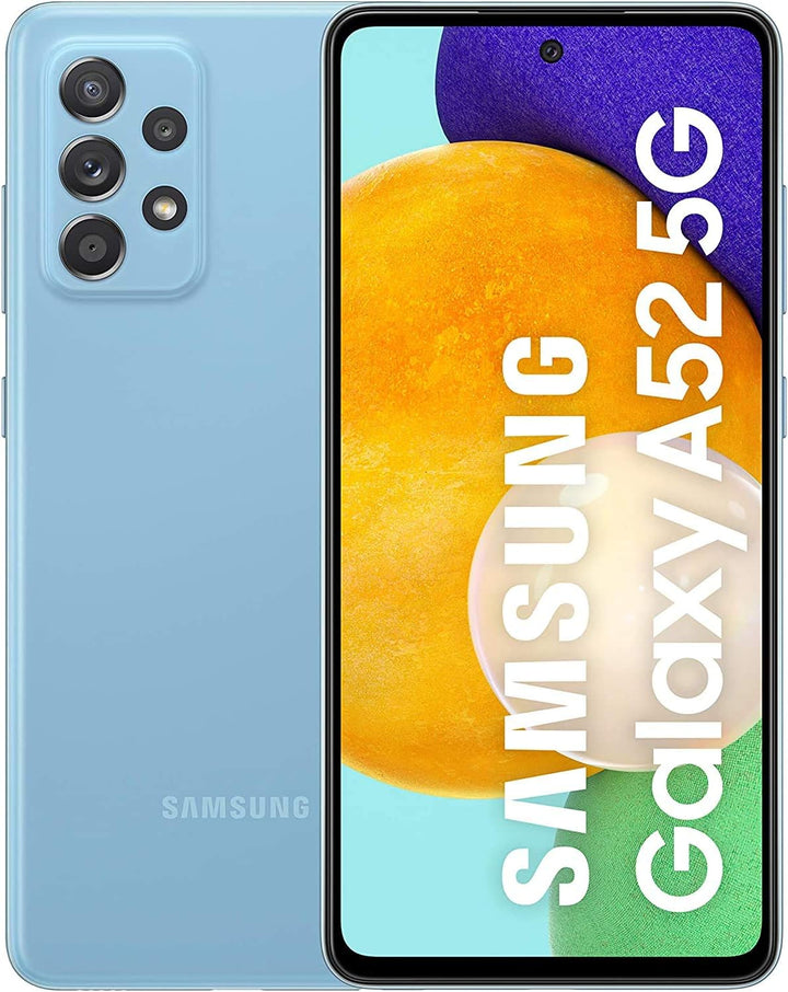 SAMSUNG Galaxy A52 5G - Smartphone 128GB, 6GB RAM, Dual SIM, Blue, Blue