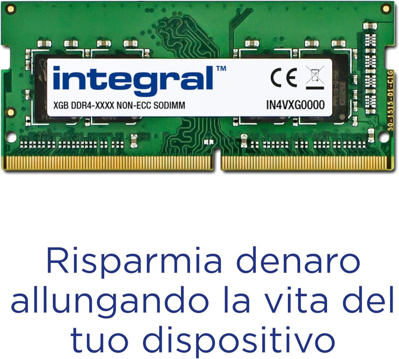 Integral 16GO Kit (2X8GO) DDR4 RAM 2400MHz (oder 2133MHz) SODIMM Laptop/Notebook PC4-19200 Arbeitssp