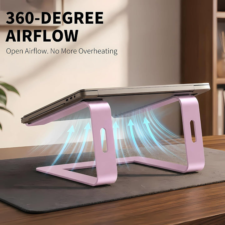 Orionstar Laptop Ständer, Ergonomischer Laptop Stand für Schreibtisch, Aluminium Laptop Halterung mi