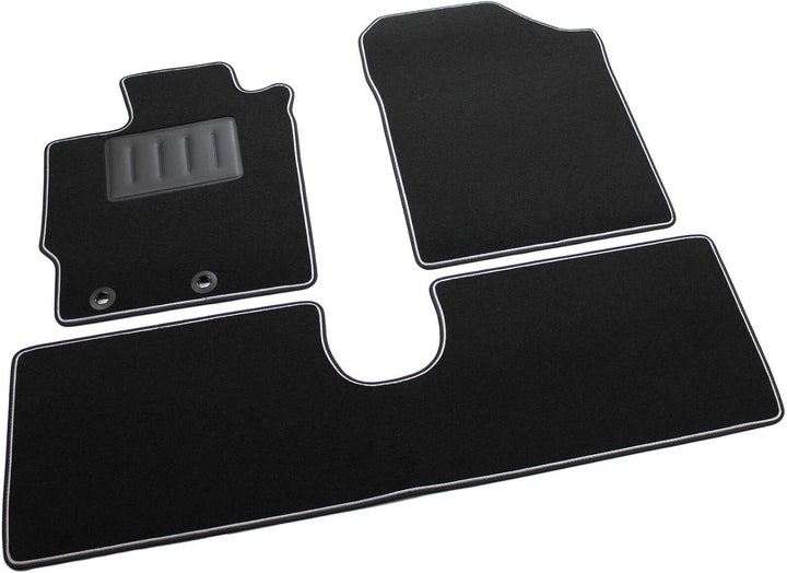 SPRINT04606 Massgeschneiderte Automatten aus schwarzem Anti-Rutsch-Teppich