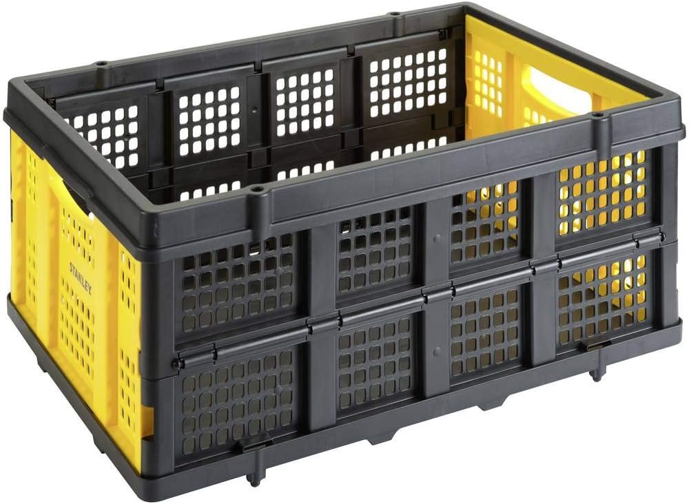 Stanley Stabile Klappbox in Industriequalität, Patentierter Faltmechanismus, Solide Konstruktion, Ho