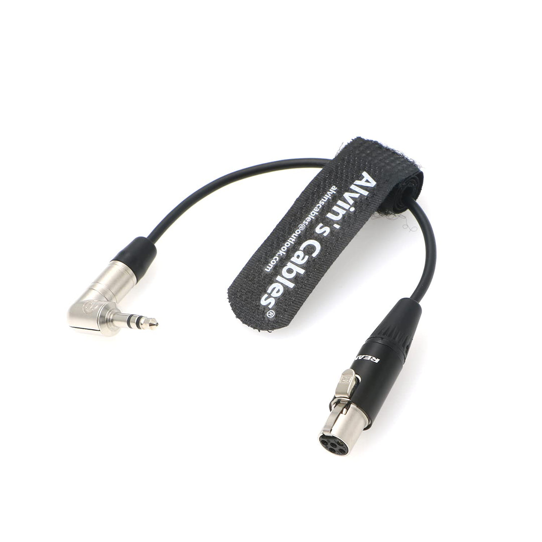 Ta5f auf 3,5mm Klinke TRS Audio-Kabel für Lectrosonics-DCHR-Empfänger an Kamera Alvin's Cables 20cm,