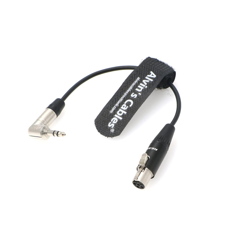 Ta5f auf 3,5mm Klinke TRS Audio-Kabel für Lectrosonics-DCHR-Empfänger an Kamera Alvin's Cables 20cm,