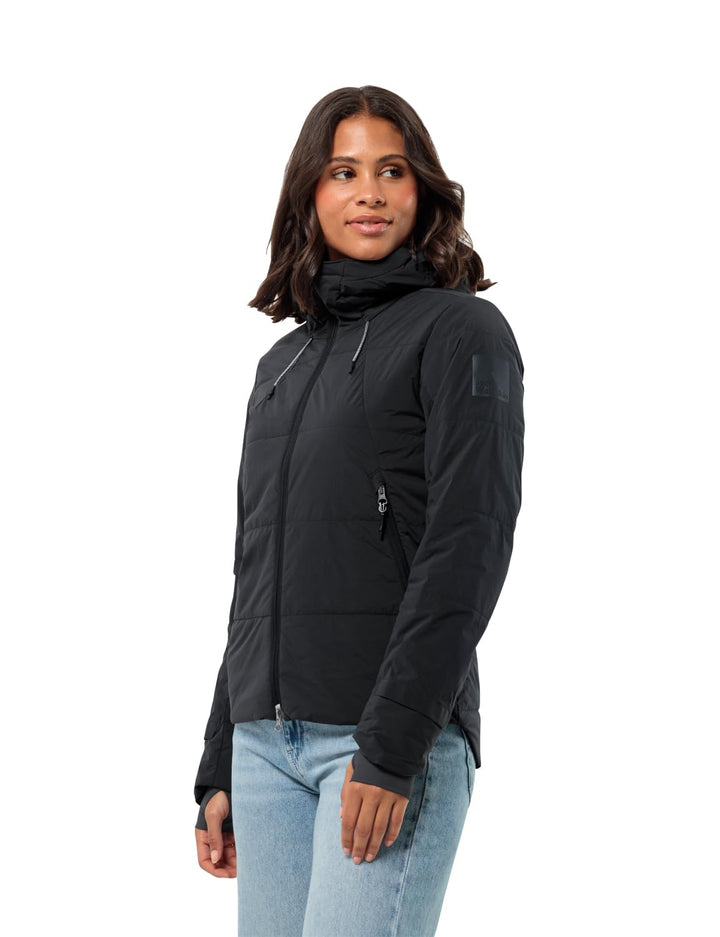 Jack Wolfskin Damen Bike Commute Jacke XS Phantom, XS Phantom
