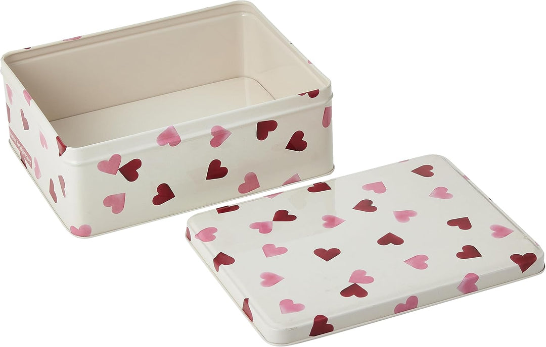 Emma Bridgewater Feinblechdose Pink Hearts - 20x15cm