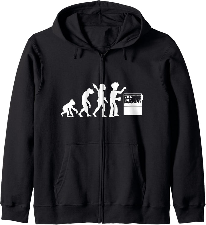 Aquarianer Aquarium Aquaristik Fische Evolution Fischzüchter Kapuzenjacke
