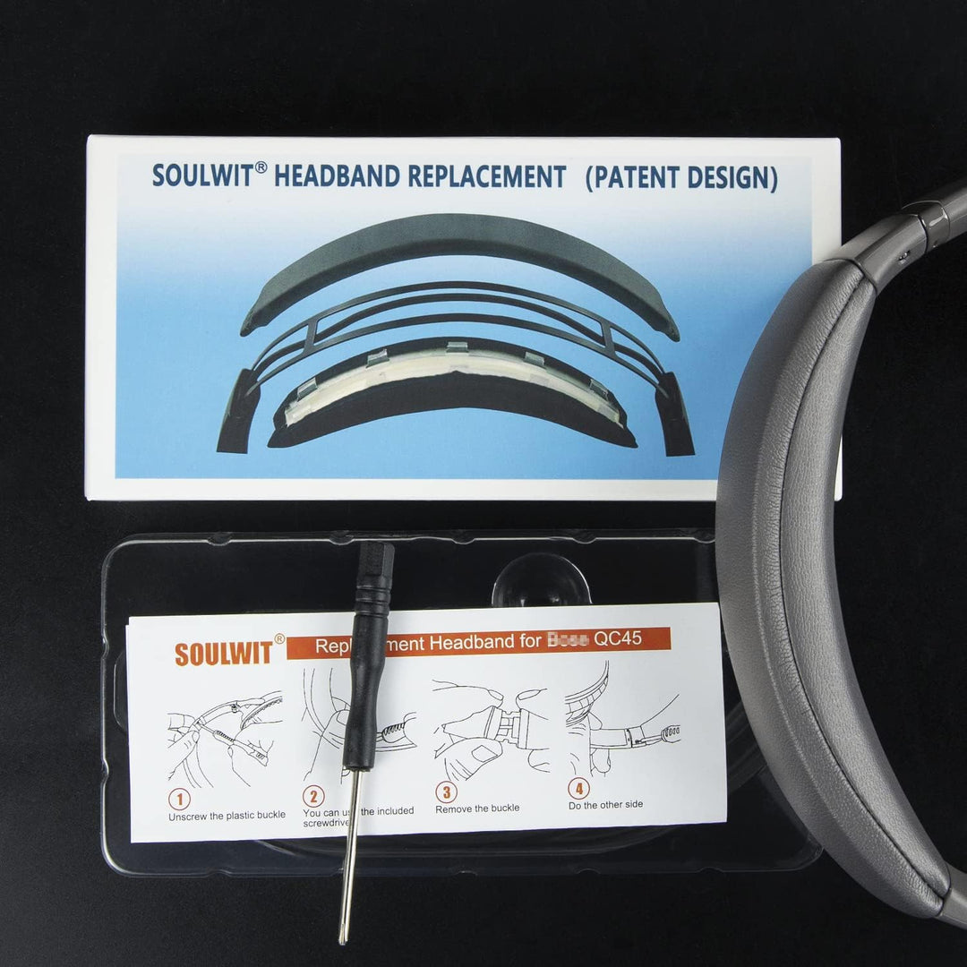 SOULWIT Ersatz Kopfband Stirnband für Bose QuietComfort 45 (QC45)/QuietComfort SE (QC SE)/New QuietC