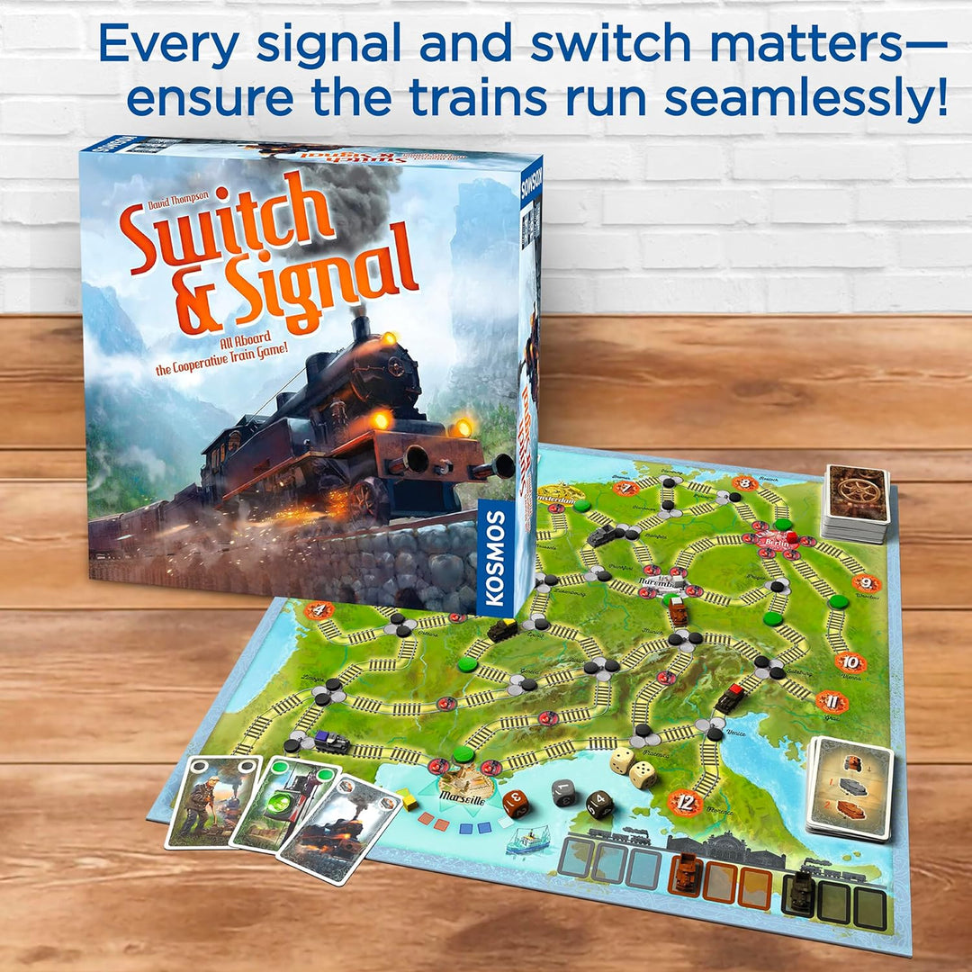 Thames & Kosmos | 694265 | Schalter und Signal | Alles an Bord des kooperativen Zugspiels | 2–4 Spie
