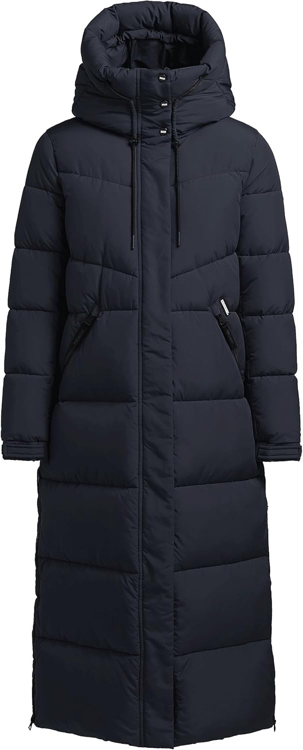 Khujo Damen Steppmantel SHIMANTA 2 L Marineblau/Dunkelblau, L Marineblau/Dunkelblau